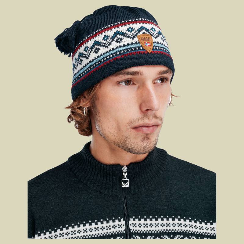 Vail Hat Größe one size mehrfarbig Farbe navy-offwhite-red rose von Dale of Norway