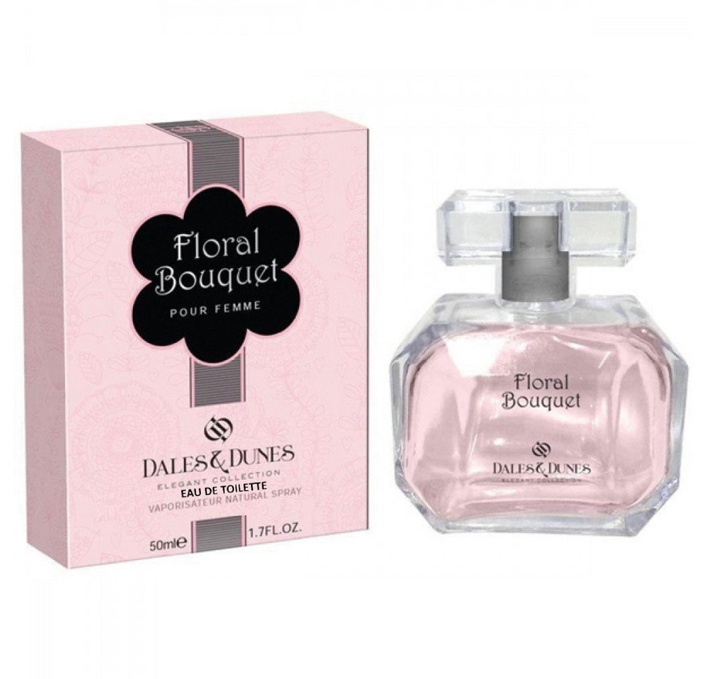 Dales & Dunes Eau de Toilette Floral Bouquet - Damen Parfüm - blumig, süße Noten, - 100ml - Duftzwilling / Dupe Sale von Dales & Dunes