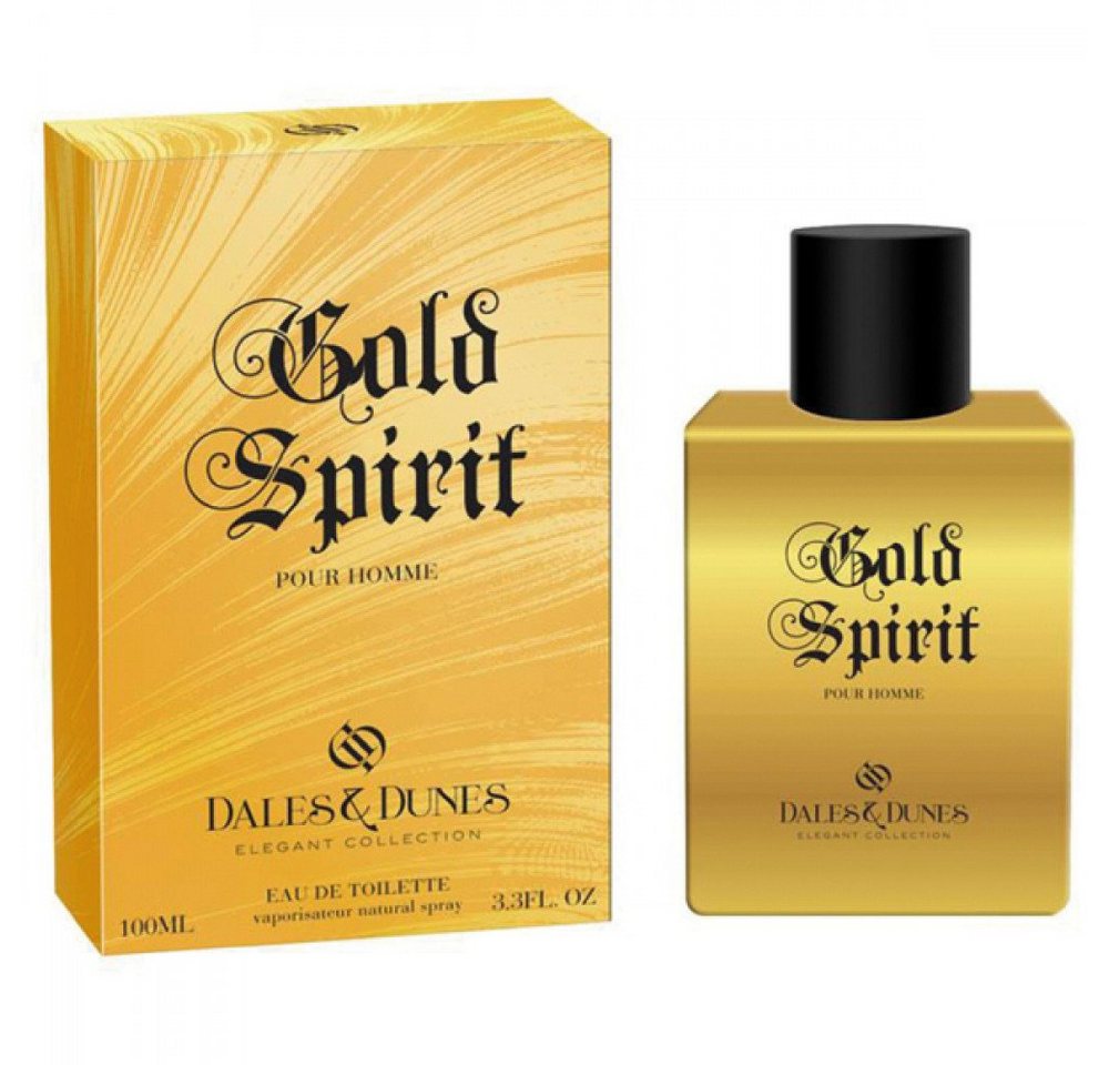 Dales & Dunes Eau de Toilette Gold Spirit - Herren Parfüm - süße & würzige Noten, - 100ml - Duftzwilling / Dupe Sale von Dales & Dunes