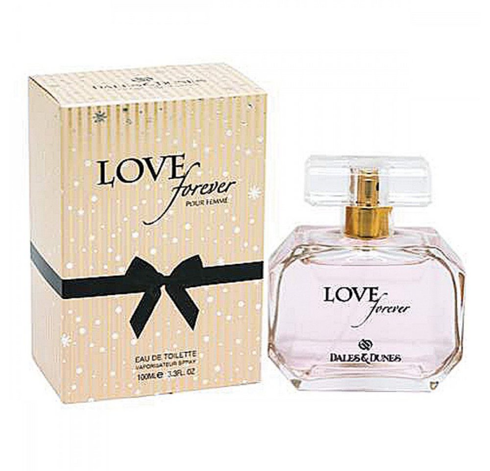 Dales & Dunes Eau de Toilette LOVE forever - Damen Parfüm - blumige & frische Noten, - 100ml - Duftzwilling / Dupe Sale von Dales & Dunes