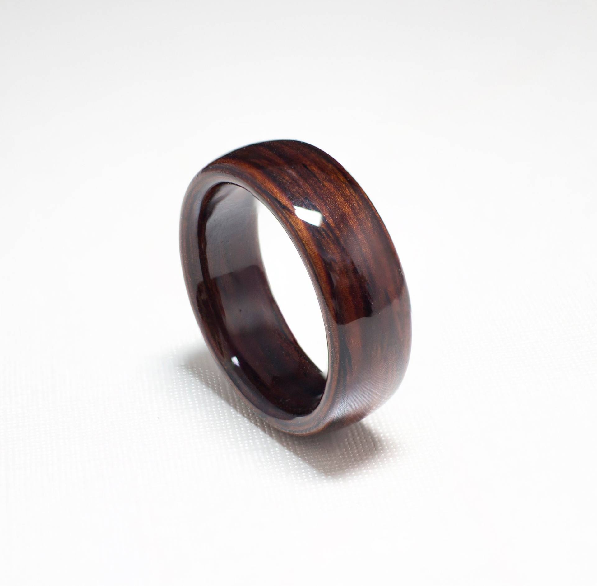 Bentwood Ring Aus Cocobolo Holz von DaliaWoodia
