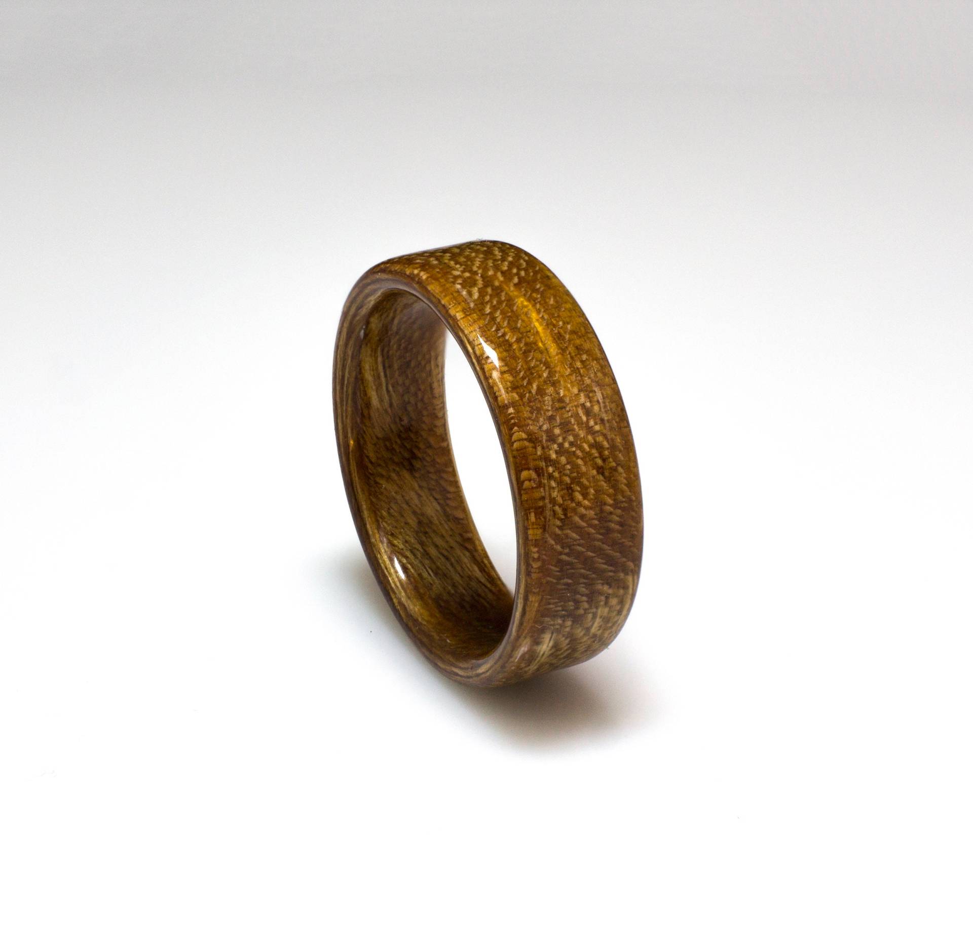Bentwood Ring Aus Kirschholz von DaliaWoodia