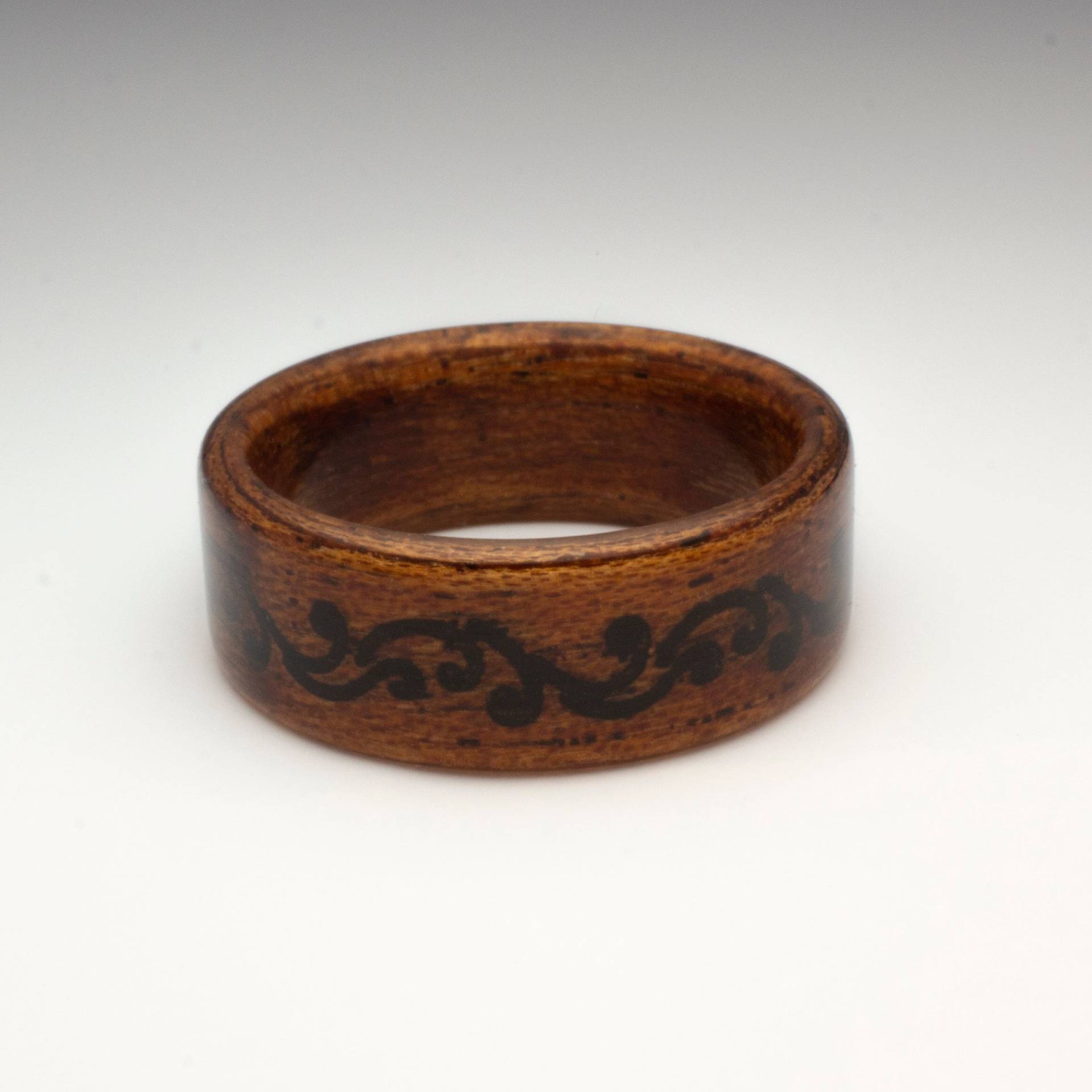 Bentwood Ring Handgefertigt Aus Mahagoniholz von DaliaWoodia