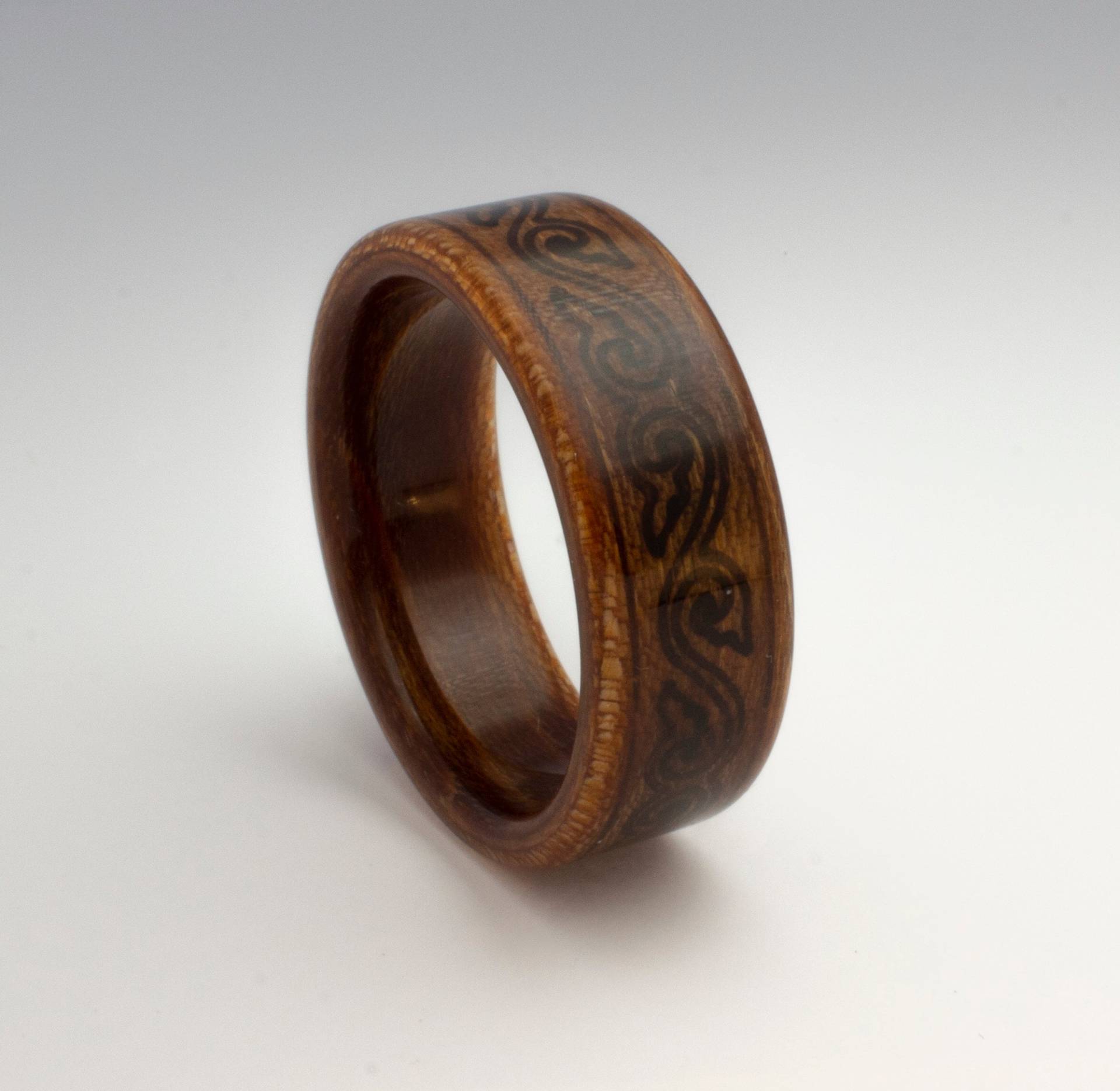 Bentwood Ring Handgefertigt Aus Mahagoniholz von DaliaWoodia