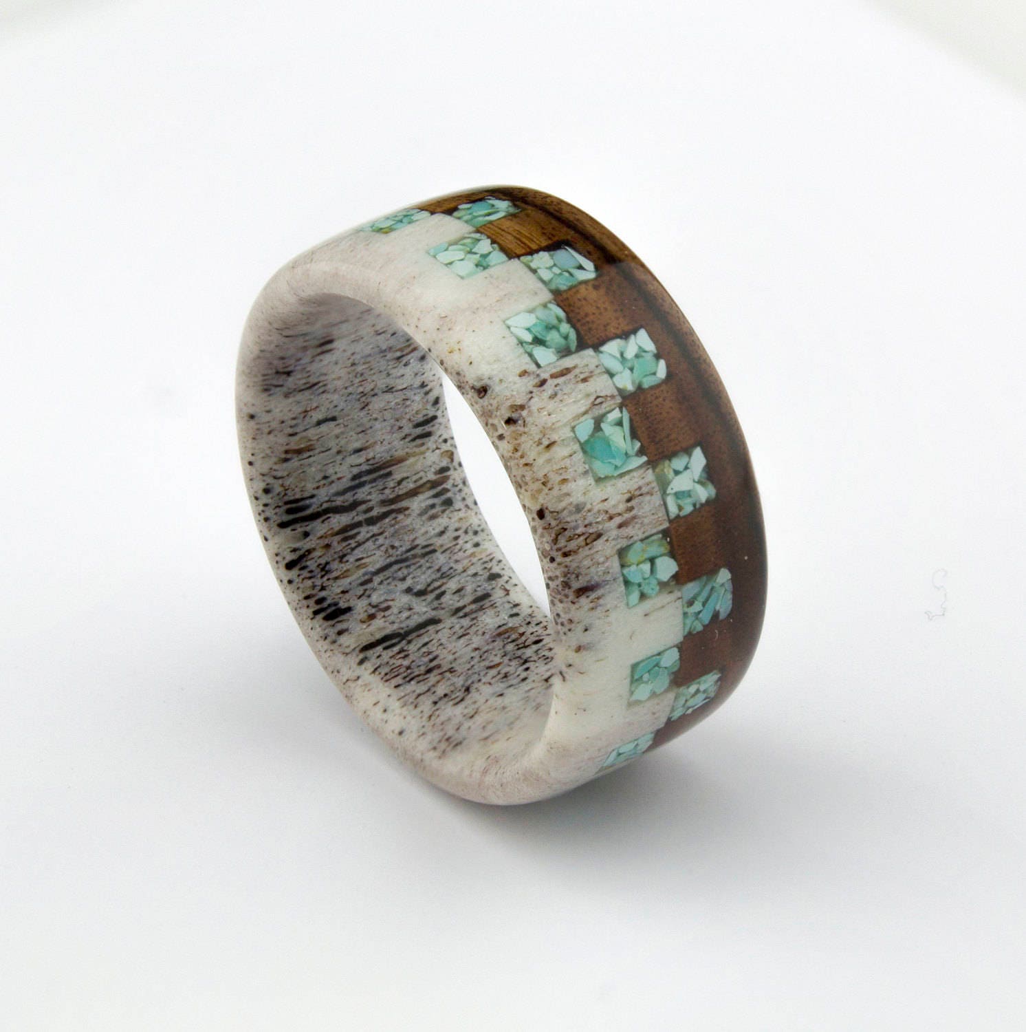 Hirschgeweih Ring/Geweih Ring von DaliaWoodia