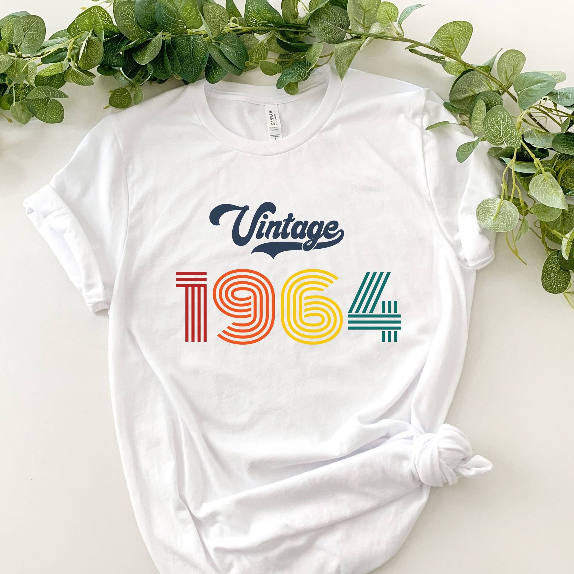 1964 Geburtstag Shirt, 59. T-Shirt, 60. Geburtstagsgeschenk Für Frauen, Männer, Vintage Retro Shirt von DalinCustomShirts