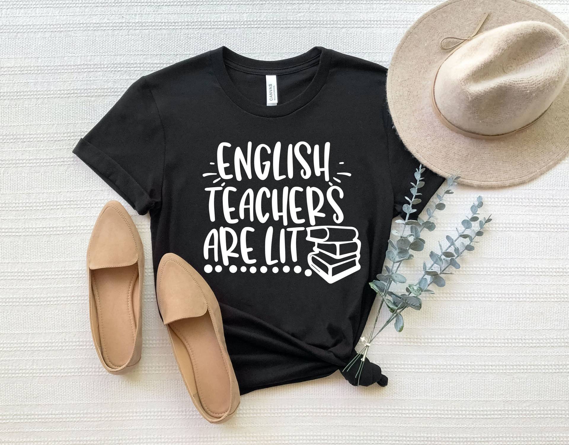 Englisch Lehrer Sind Beleuchtet T-Shirt, Inspirierend Shirts Für Frauen Shirt, Geschenk, Wertschätzung von DalinCustomShirts