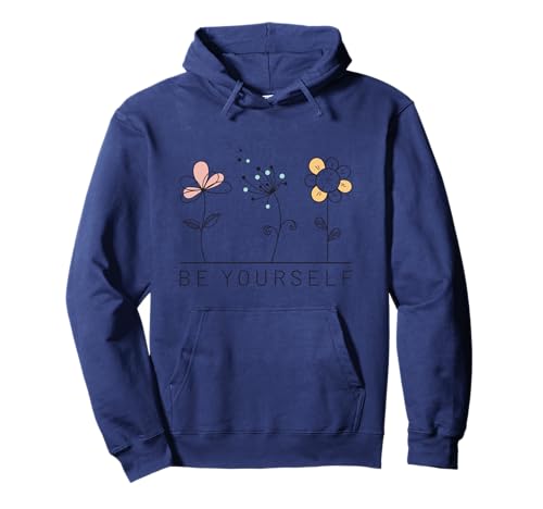 Be Yourself Spruch Puste-Blumen Geschenk Yoga Damen Herren Pullover Hoodie von Dalini - Just Yoga