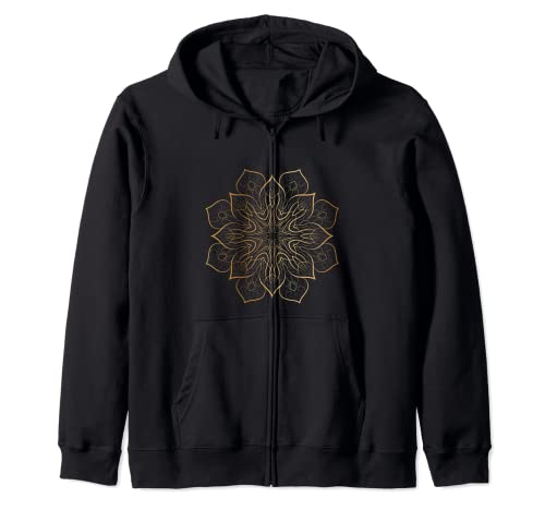 Mandala Design Geschenk Yoga-Outfit Kleidung Damen Herren Kapuzenjacke von Dalini - Just Yoga