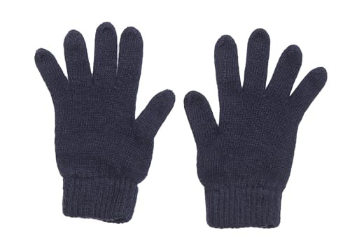 Dalle Piane Cashmere - Handschuhe aus Cashmere-Mischgewebe, Made in Italy, Farbe: Blau, Einheitsgröße von Dalle Piane Cashmere
