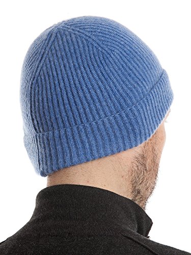 Dalle Piane Cashmere - Hut aus 100% Kaschmir - für Mann, Farbe: Hellblau, Einheitsgröße von Dalle Piane Cashmere