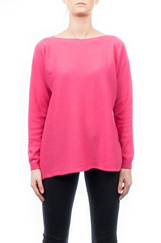 Dalle Piane Cashmere - Maxi Pullover 100% Kaschmir - für Frau, Farbe: Fuxia, Einheitsgröße von Dalle Piane Cashmere