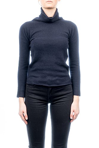 Dalle Piane Cashmere - Rollkragenpullover 100% Kaschmir, Made in Italy - Frau; Farbe: Blau, Größe: L von Dalle Piane Cashmere