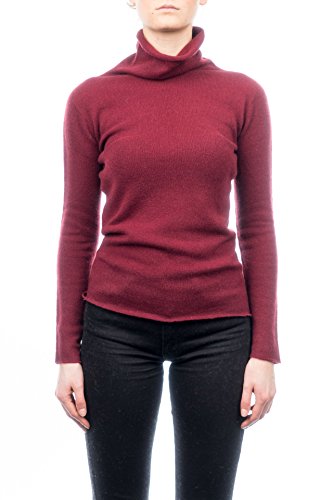 Dalle Piane Cashmere - Rollkragenpullover 100% Kaschmir, Made in Italy - Frau; Farbe: Bordeaux, Größe: M von Dalle Piane Cashmere