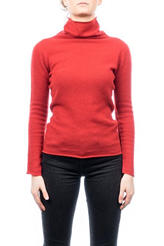 Dalle Piane Cashmere - Rollkragenpullover 100% Kaschmir, Made in Italy - Frau; Farbe: Rot, Größe: XL von Dalle Piane Cashmere