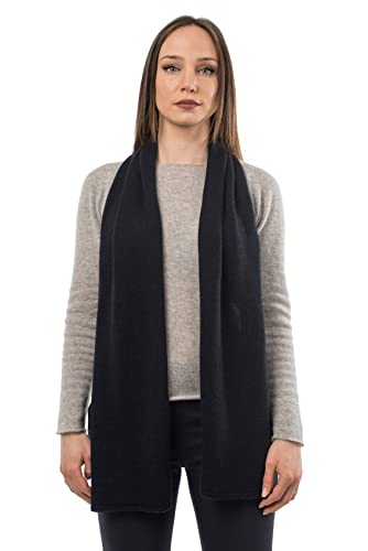 Dalle Piane Cashmere - Schal aus 100% Kaschmir - Made in Italy - für Mann/Frau, Farbe: Blau, Einheitsgröße von Dalle Piane Cashmere