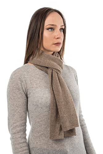 Dalle Piane Cashmere - Schal aus 100% Kaschmir - Made in Italy - für Mann/Frau, Farbe: Nerz, Einheitsgröße von Dalle Piane Cashmere