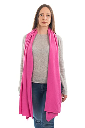 Dalle Piane Cashmere - Stola aus Kaschmir-Gemisch - Made in Italy - Damen, Farbe: Fuxia, Einheitsgröße von Dalle Piane Cashmere