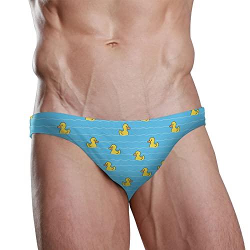 Dallonan Herren Badehose Bikini Strand Bikini für Herren Schwimmunterwäsche Ente Schwimmbad Klein, mehrfarbig, XL von Dallonan