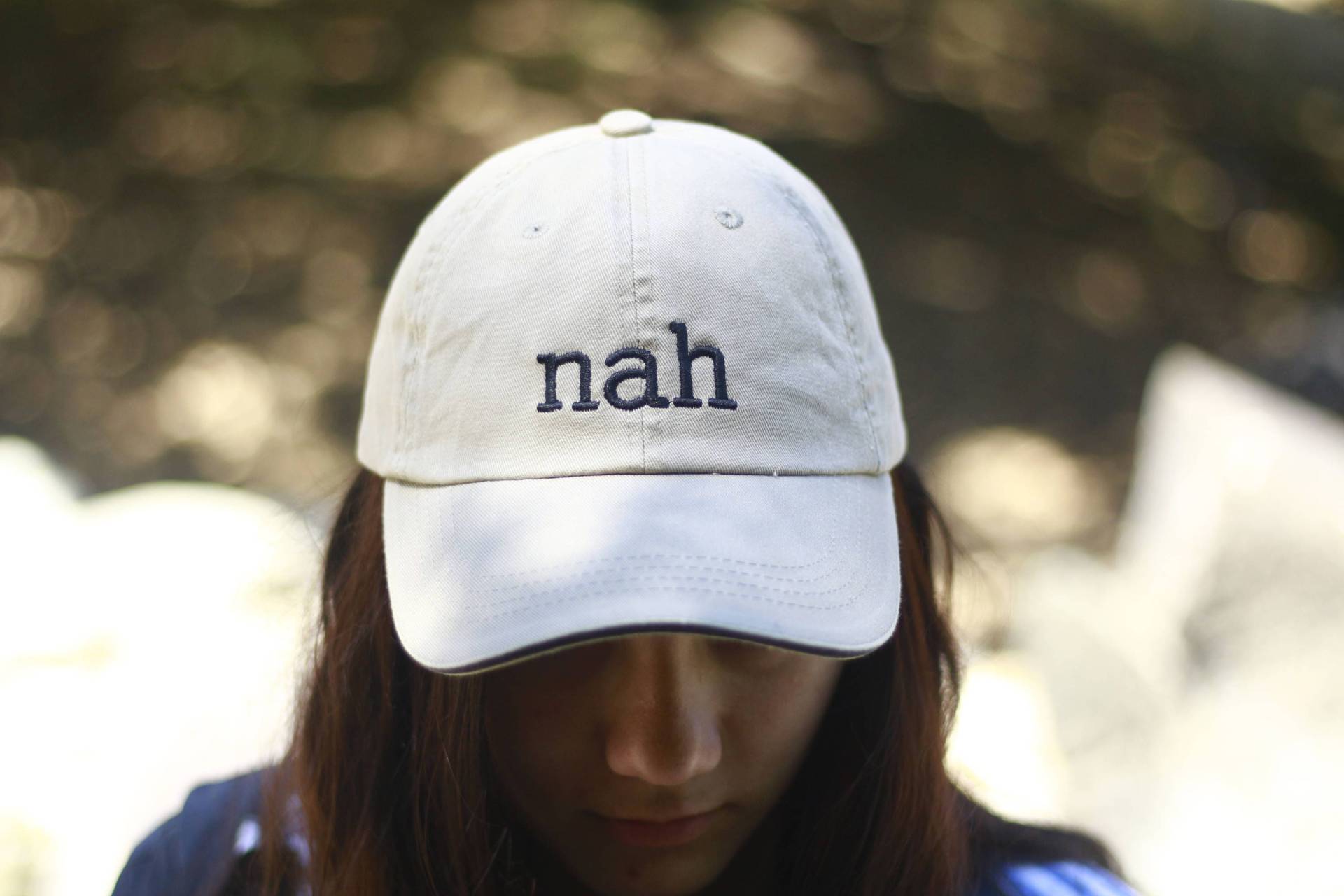 Nah Khaki Baseball Cap Nah Khaki Baseball Cap von DalmatiaCo