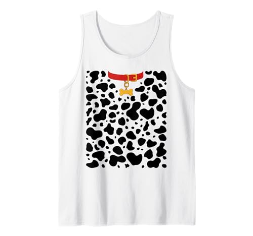 Dalmatiner Hundekostüm Shirt Erwachsene Kinder Dalmatiner Kostüm Tank Top von Dalmatian Dog Costume Shirts