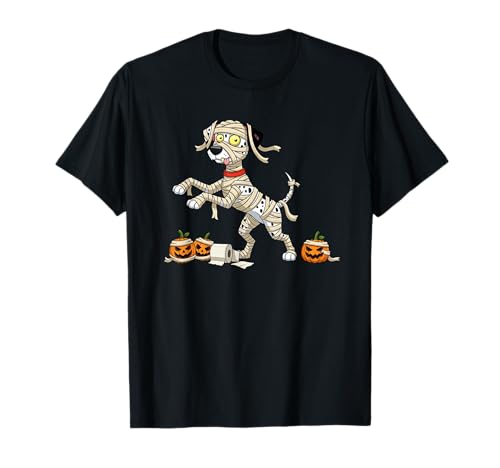 Lustiger Dalmatiner-Mumien-Kürbis Halloween Kinder Herren Damen T-Shirt von Dalmatian Lovers Cute Halloween Outfits Boy Girl