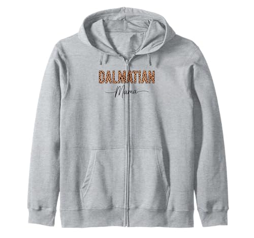 Leopardenmuster Dalmatian Mama Dalmatians Dal Dally Hund Kapuzenjacke von Dalmatians Dalmatian Dog Lover Gifts