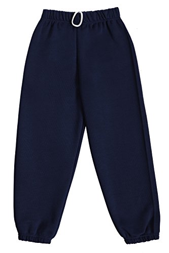 Fleece-Trainingshose für Kinder Gr. 33 cm 11-12 Jahre, navy von Dalsa