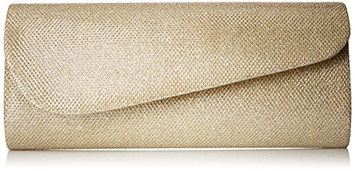 Damara Schräg Abdeckung Shimmert Damen Clutch Abendtasche,Gold von Damara