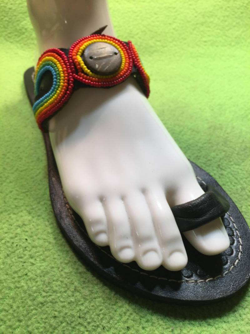 Maasai Perlen Sandalen von DamarisAfricanArts