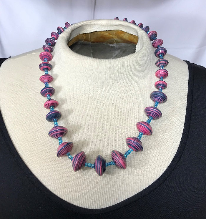 Recycling Papier Halsketten Recycling Papier Halsketten von DamarisAfricanArts