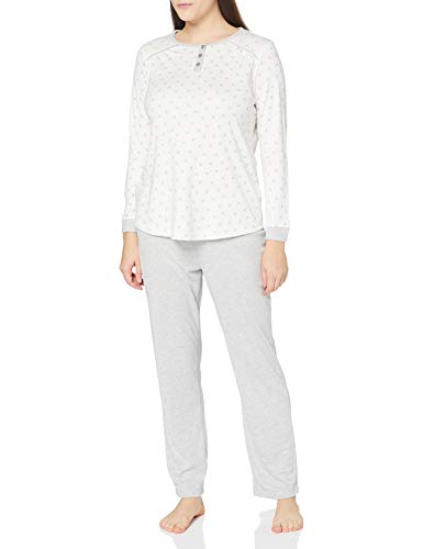 Damart Damen Pyjama Manches Longues Maille Interlock Thermolact Pyjamaset, Ecru-Weiß Imp, 38 von Damart