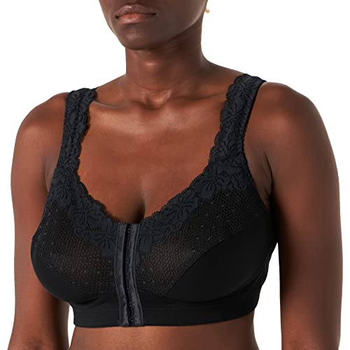 Damart Damen Soutien-Gorge Ouvert Devant BH, Schwarz (schwarz), 95E von Damart