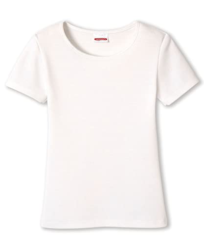 Damart Mädchen Kurzarm T-Shirt, Weiß (Weiß), 8 Jahre von Damart