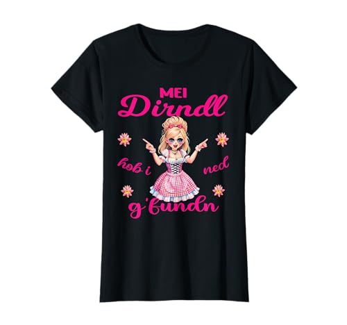 Mei Dirndl Mädchen Lausmadl Ersatz Dirndl Kinder Tracht T-Shirt von Damen Bluse Trachtenshirts bayrische Kostüm Wasen