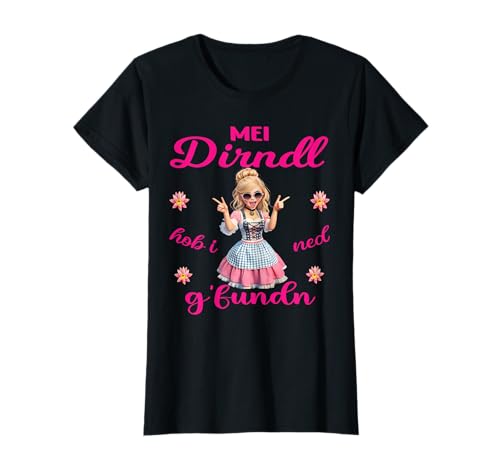 Mei Dirndl Mädchen Lausmadl Ersatz Dirndl Kinder Tracht T-Shirt von Damen Bluse Trachtenshirts bayrische Kostüm Wasen