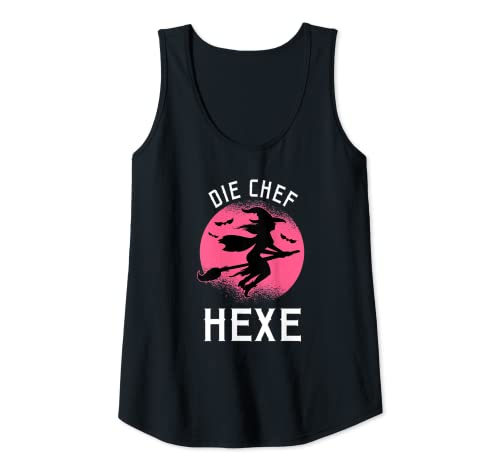 Damen Die Chef Hexe Damen Hexen Tank Top von Damen Halloween Hexen Party Kostüm