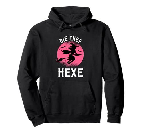Die Chef Hexe Damen Hexen Pullover Hoodie von Damen Halloween Hexen Party Kostüm