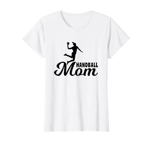 Handball Mutter Handballspieler Handballer Mama Muttertag T-Shirt von Damen Handball Geschenke für Handballmannschaft