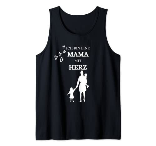 Damen Frau ICH BIN EINE MAMA MIT HERZ Mutter Muttertag Tank Top Damen Frau ICH BIN EINE MAMA MIT HERZ Mutter Muttertag Tank Top von Damen ICH BIN EINE MAMA MIT HERZ Mutter Muttertag