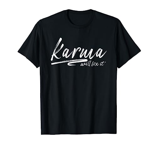 Karma Will Fix It Mama Muttertag Spruch Mum Statement Damen T-Shirt von Damen Kleidung Muttertagsgeschenk Geschenkidee