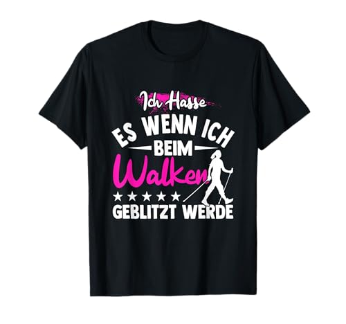 Wandern Walking Damen Nordic Walking T-Shirt von Damen Nordic Walking Geschenk