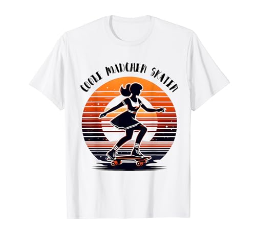 Skateboard-Kleidung für coole Mädchen T-Shirt Skateboard-Kleidung für coole Mädchen T-Shirt von Damen-Skateboard