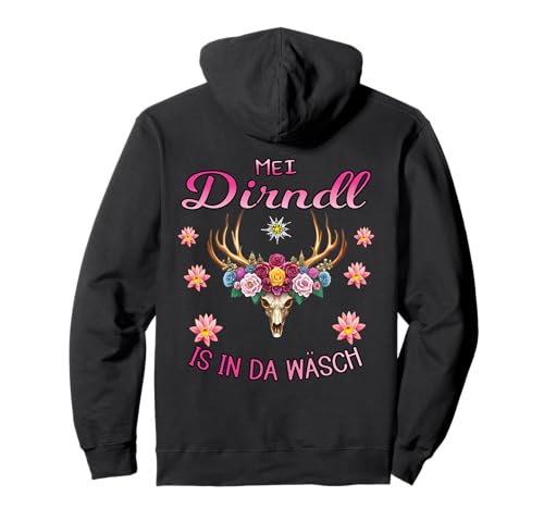 Trachten Dirndl Oktoberfest Outfit Reh Damen Ersatz Dirndel Pullover Hoodie von Damen Trachtenshirts bayrisch Mädchen Tracht Bluse
