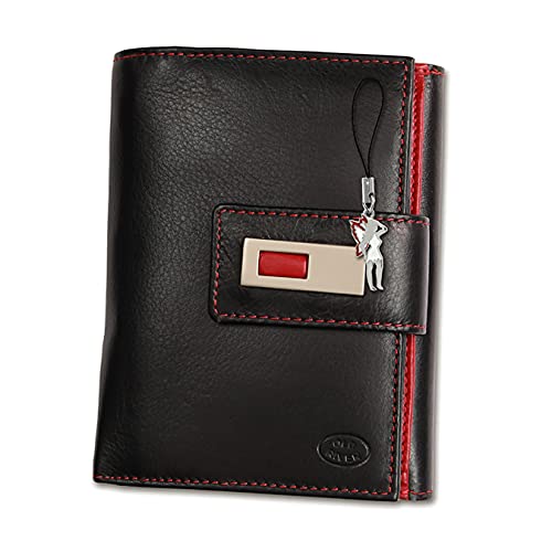 Damen Geldbörse Leder Börse Portemonnaie Frauen Geldbeutel Portmonee xxl Damenbörse Damentasche Lederbörse Geldtasche von Damengeldbörse (Old River)