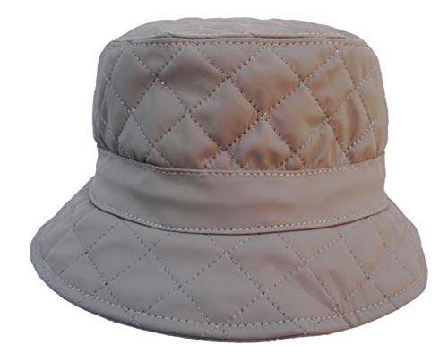 Damen Regenhut gefüttert Wetterhut Farbauswahl Mütze Regenhüte Kofferhut Reise (58, Taupe/Beigetöne) von Damenmützen