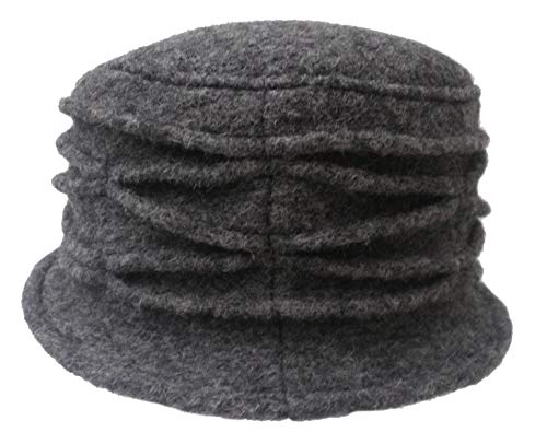 Damenmützen Damenhut Wollhut/Mütze Fuggermütze Farbauswahl elegant Damenhüte (Grau) von Damenmützen