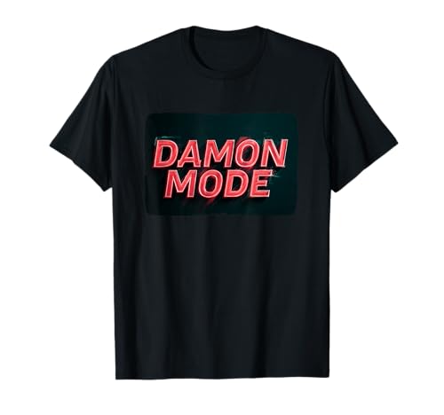 Amazing Demon Mode Statement Kostüm für Jungen und Mädchen T-Shirt von Damon Mode Outfit