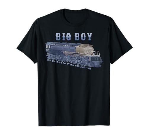 Big Boy Dampflok 4000 Klasse Lokomotive Farbdiagramm T-Shirt von Dampflokomotive-Designs