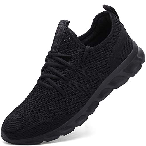 Damen Laufschuhe Turnschuhe Sportschuhe Sneaker Running Tennis Schuhe Freizeit Straßenlaufschuhe Fashion Leichtgewichts Atmungsaktiv Walkingschuhe Outdoor Fitness Jogging Sportsschuhe Schwarz 36 EU von Damyuan